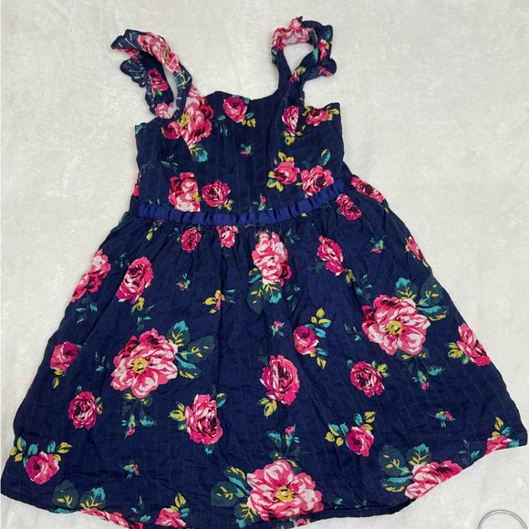 zunie girl Other - Floral Kids Dress with Ruffle Straps